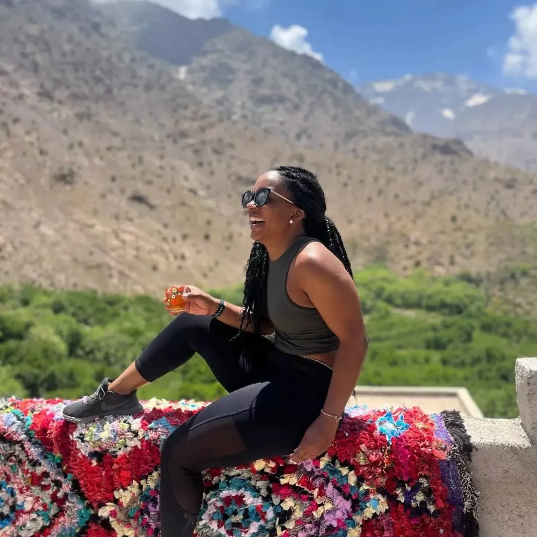 Villa des Orangers outdoor dining, Morocco